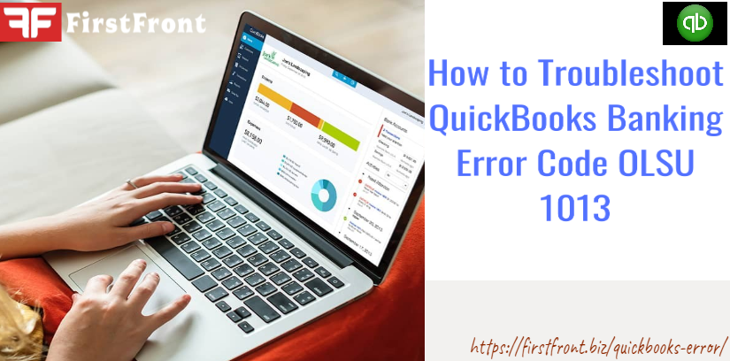 QuickBooks Banking error OLSU 1013